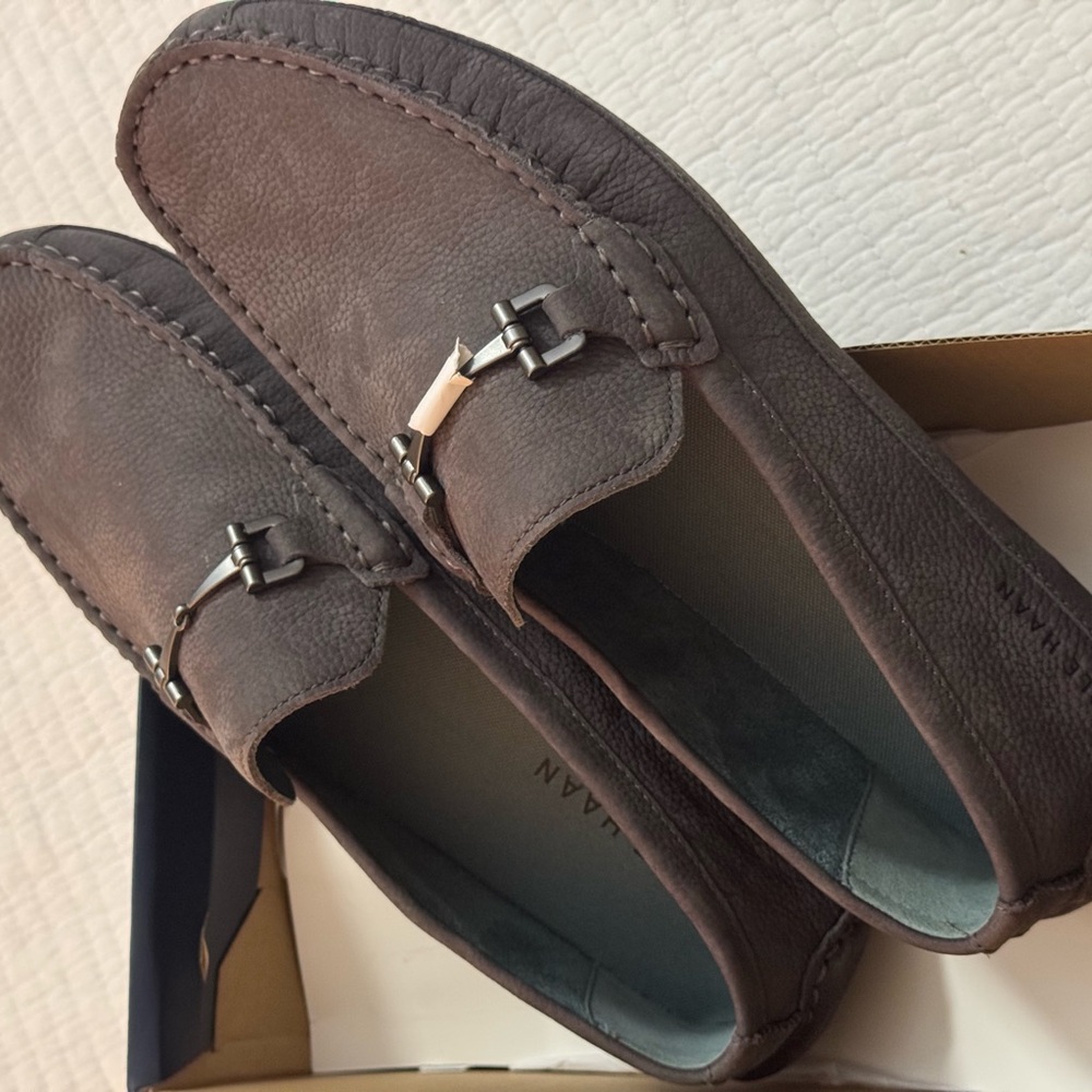 Cole Haan Men's Dark Brown Leather Loafers